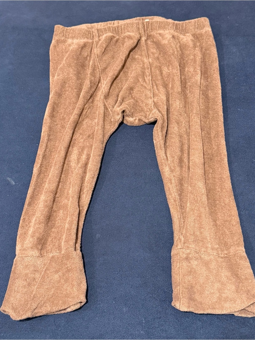 kate quinn Brown Terry Harem Pants Kids 4T 100% cotton